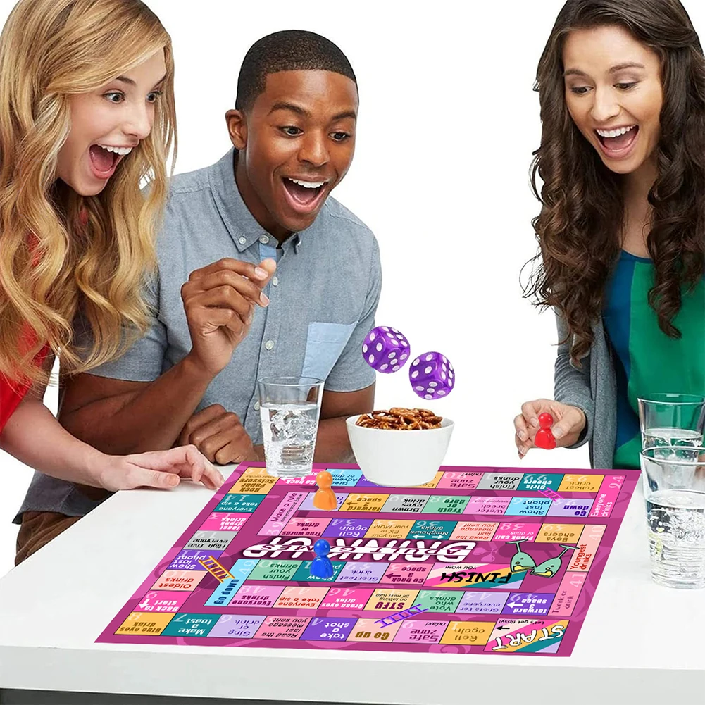 Drinking Game Exciting Playful Board Game Kit For Friends Family