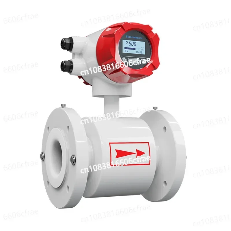 Electromagnetic flowmeter intelligent 485 pulp slurry electroplating sewage pipeline flowmeter liquid water