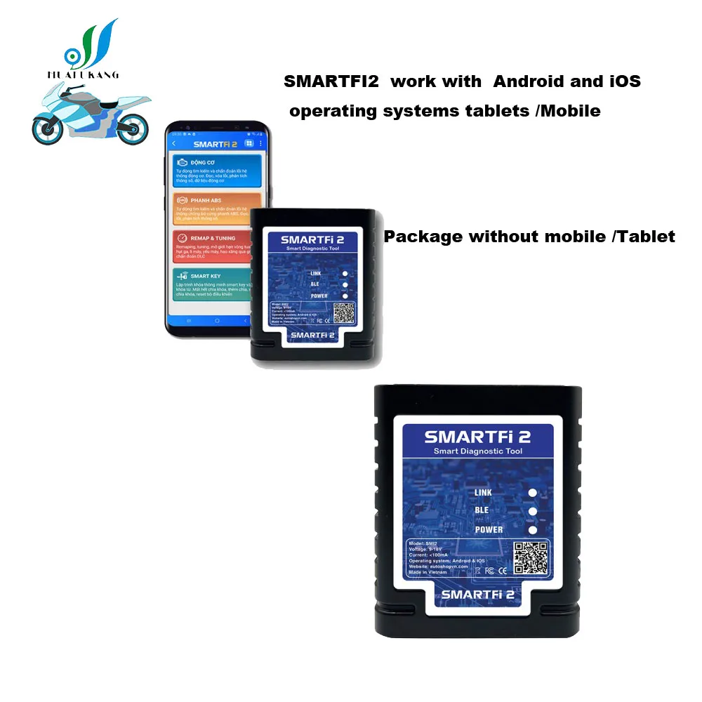 SMARTFi2 วิเคราะห์ปัญหาเครื่องยนต์มอเตอร์ไซค์ได้ทุกที่ ด้วยอุปกรณ์อ่านรหัสข้อผิดพลาดแบบครบวงจร รองรับ Bluetooth 5.0
