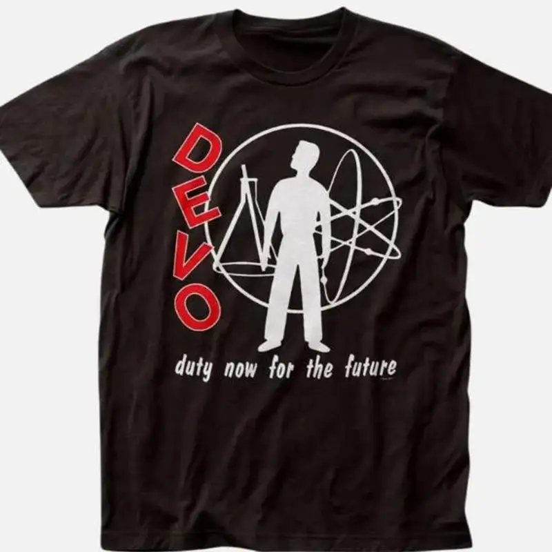 Devo Duty Now For The Future camiseta para hombre con licencia Rock N Roll Band