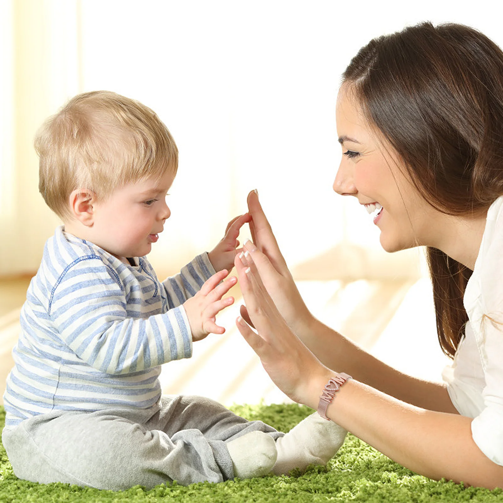 

1Pcs Rose Gold Bracelet Simple Creative Design Adjustable Buckle Fashion Bracelet Mother's Day Gift Exquisite Wrist Chain