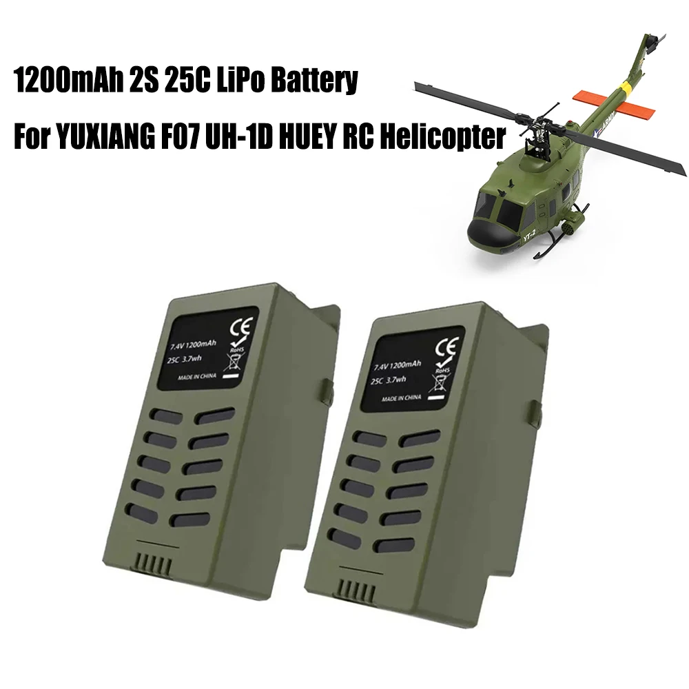 YUXIANG F07 UH-1D HUEY RC Helicopter 1200 mAh LiPo Battery Original Spare Parts