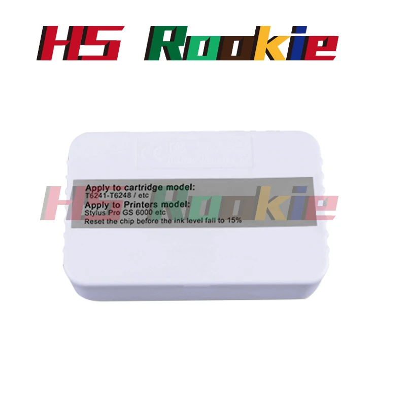 Resetador de Chip de Cartucho de Tinta T6241-T6248 para Impressora Epson Stylus Pro GS6000