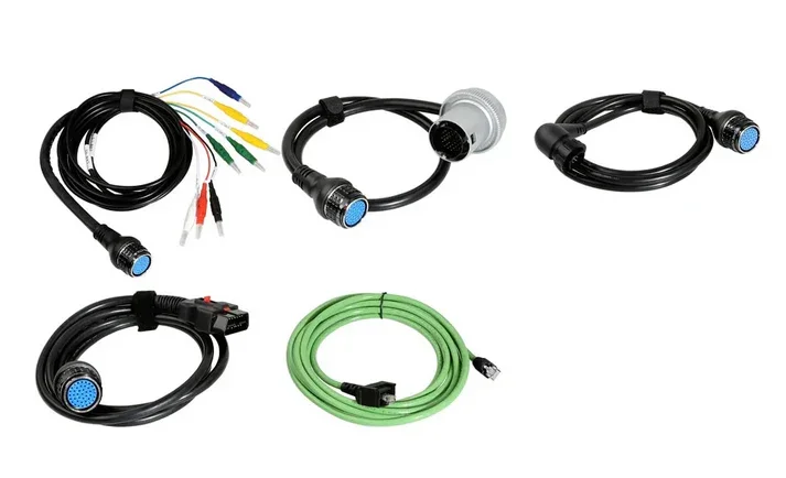 

connect c4 main unit five cables OBD 16 pin lan 14 pin 38 pin used for c4 c5 multiplexer