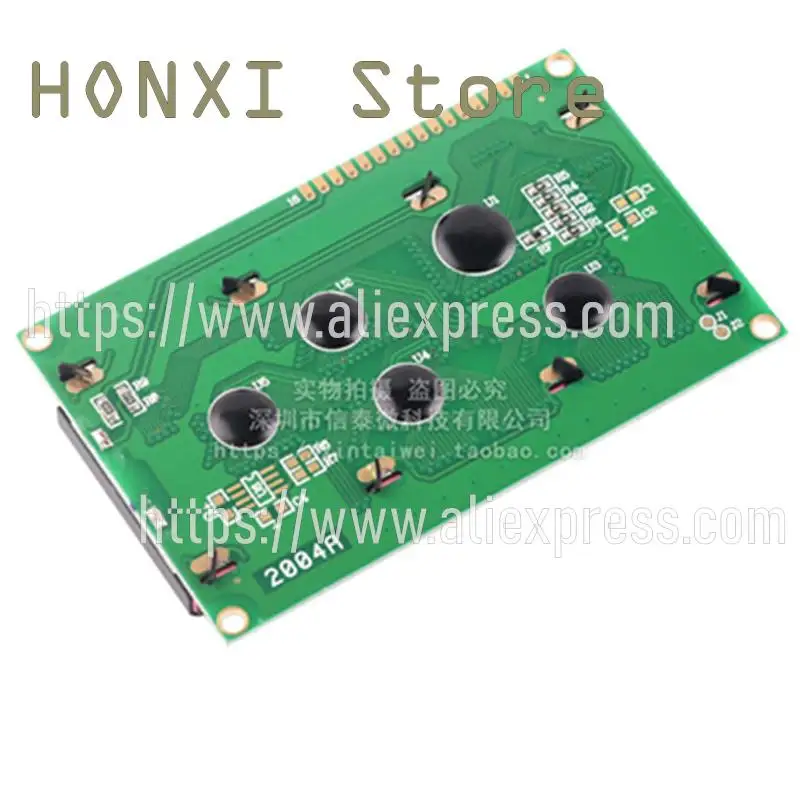 LanBing Módulo de Display LCD, Tela Azul, Amarelo, Verde, Caractere LCD, 20x4, 5V, 2004A, J204A, 1Pc