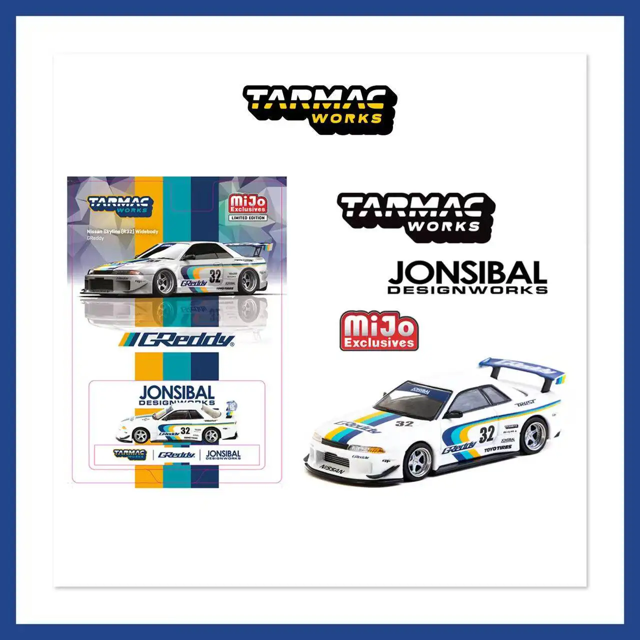 

TW 1:64 Nissan R32 x Mijo NISSAN SKYLINE GTR