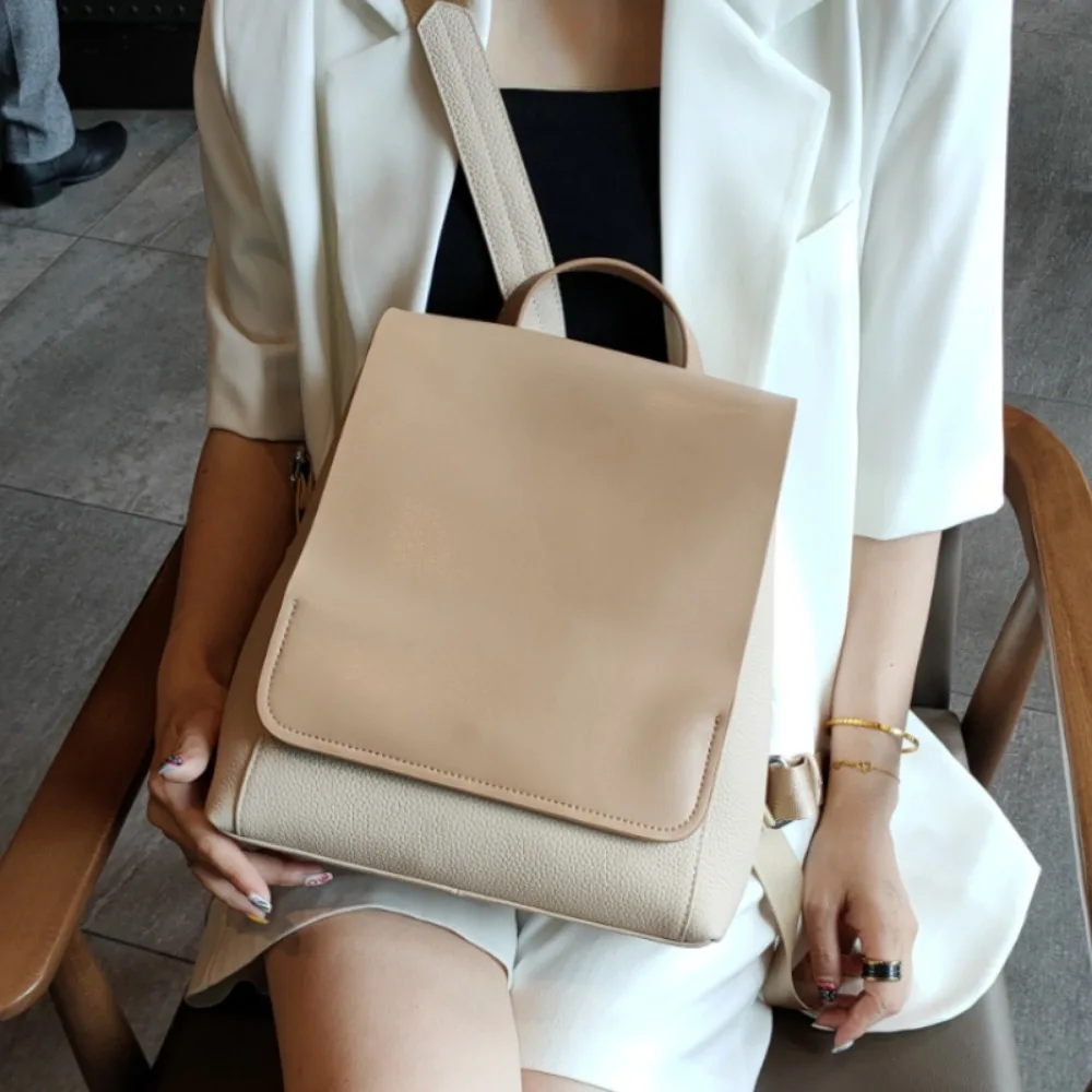 Women New Simple Korea Minority All-match Handbags Senior Casual Student Preppy Style Single-Shoulder Bag Commuter Backpacks