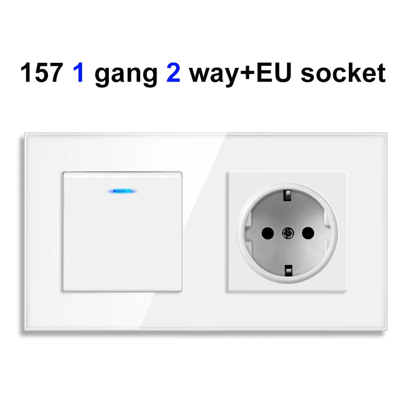 Variant: 157  1 gang 1 socket