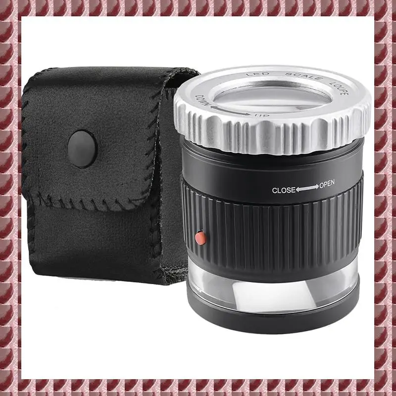 

Лупа A95G 30X, регулируемая по длине, складная, для ювелирных изделий, текстиля, оптики и вышивки