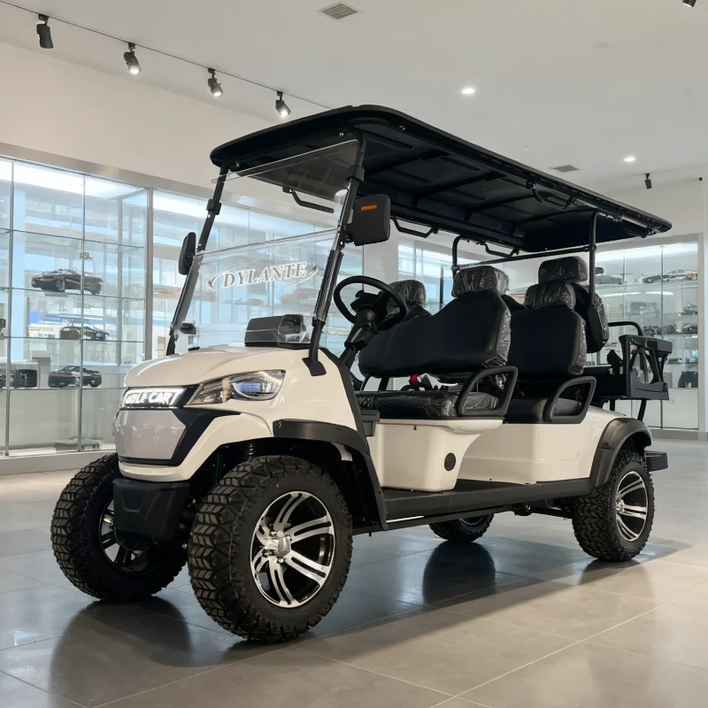 

Dylante Club Car 4 Wheel Drive Buggy Car Graceful Design Elegant 2 4 6 Seater Electric Golf Buggy Cart