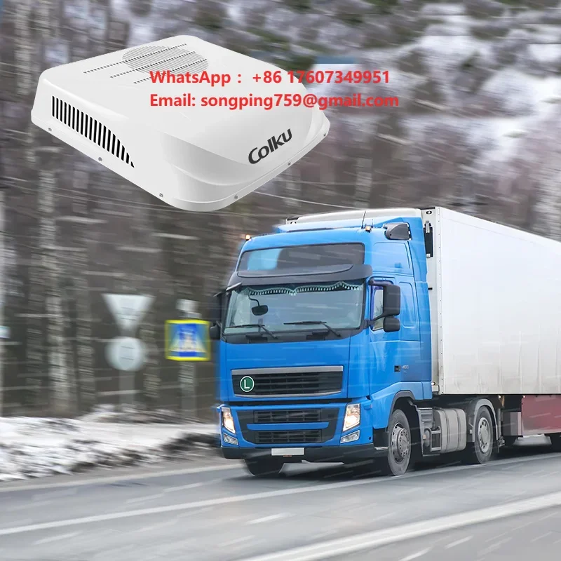 Colku Battery AC System Cabin 24v Car Rv Electric Rooftop Integrated Parking Truck air Conditioner