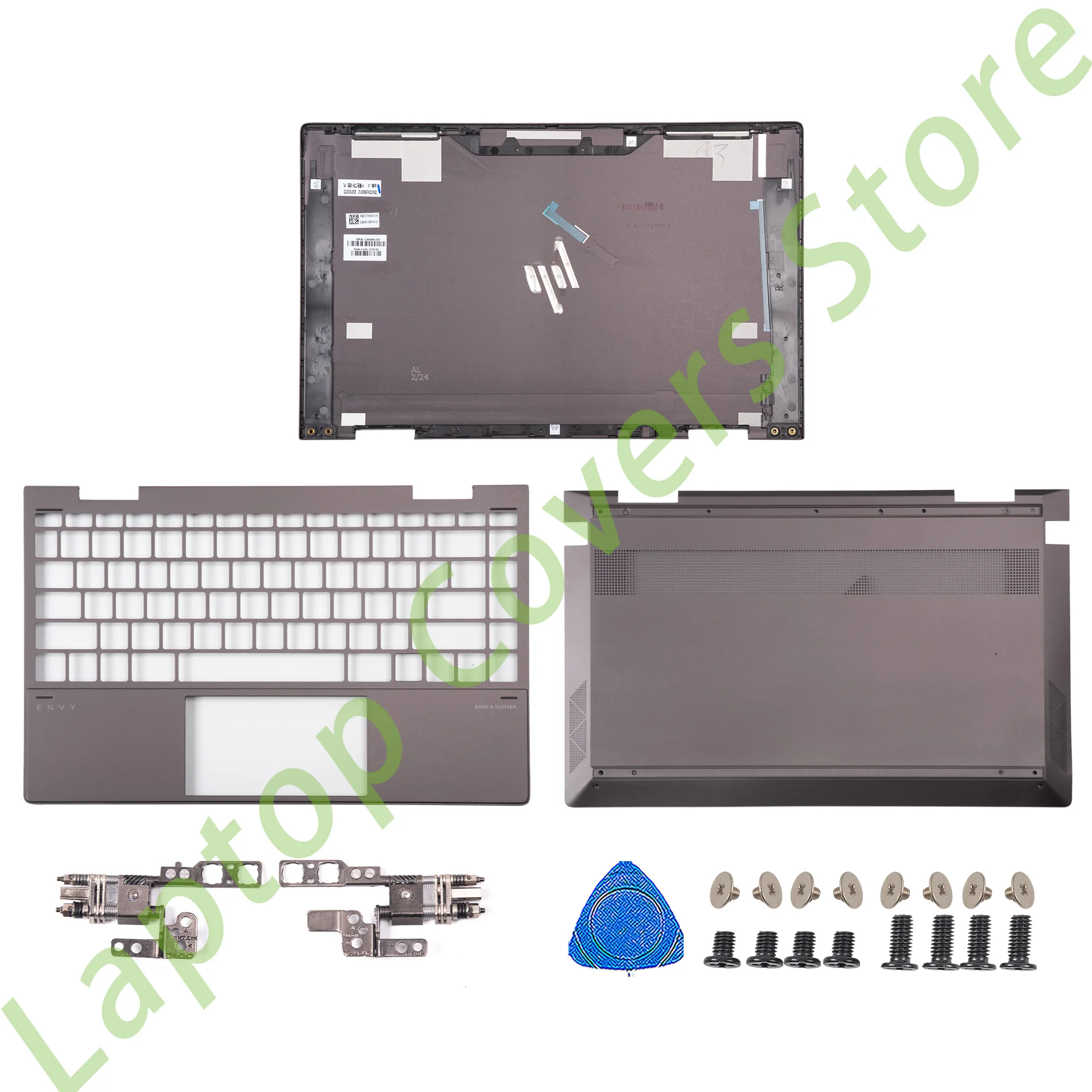 

NEW For ENVY X360 13-AY 13-AY0008CA 13Z-AY TPN-C147 Back Cover L94498 Bottom Case L94514 13inch LCD Hinges Replace Aluminium