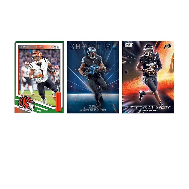 2025–26 Panini Score NFL Football Blaster Box بطاقات التداول الرسمية تتضمن بطاقات Rookie المتوازية والإدخالات المختومة