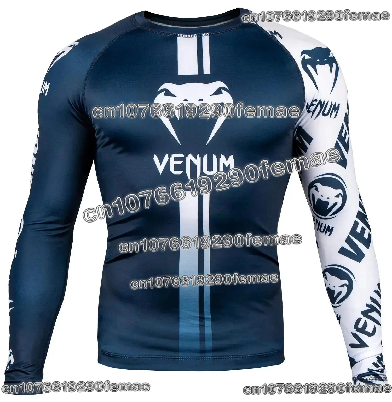 تي شيرت رياضي جديد بأكمام طويلة من MMA للملاكمة اليومية وتدريبات القتال القتالية المريحة وسريع الجفاف #5