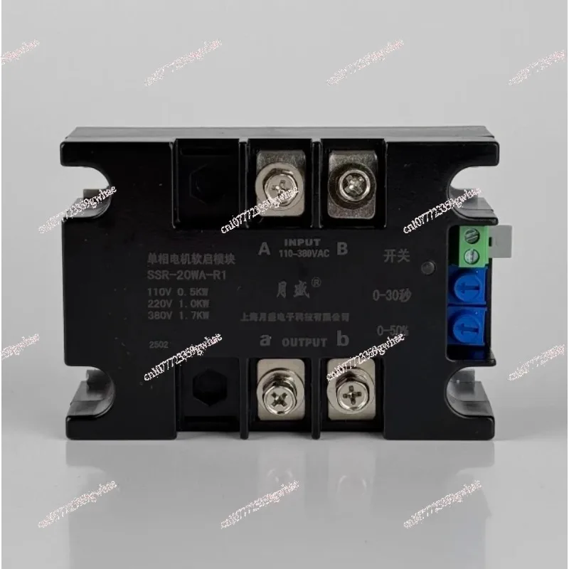 

Однофазный плавный пускатель для двигателя 220В SSR-40WA-R1 (1.5 кВт) 1.5 кВт 1 кВт 2 кВт 4 кВт 6 кВт 8 кВт. Онлайн-плавный пуск для вентиляторов и водяных насосов.