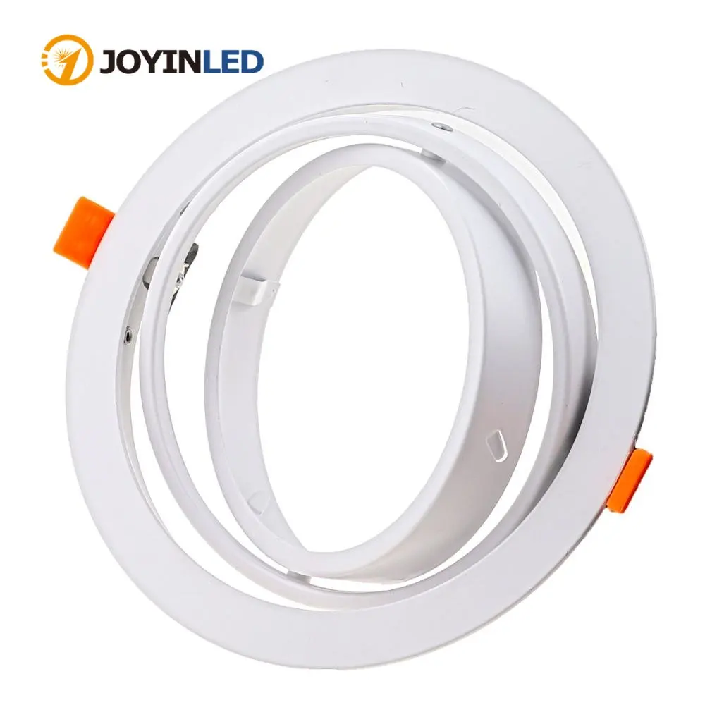 Recessed Downlight Holder  AR111 Fixture Frame  Lamps Cutout 150mm LED Socket Adjustable Ceiling Hole Lamp