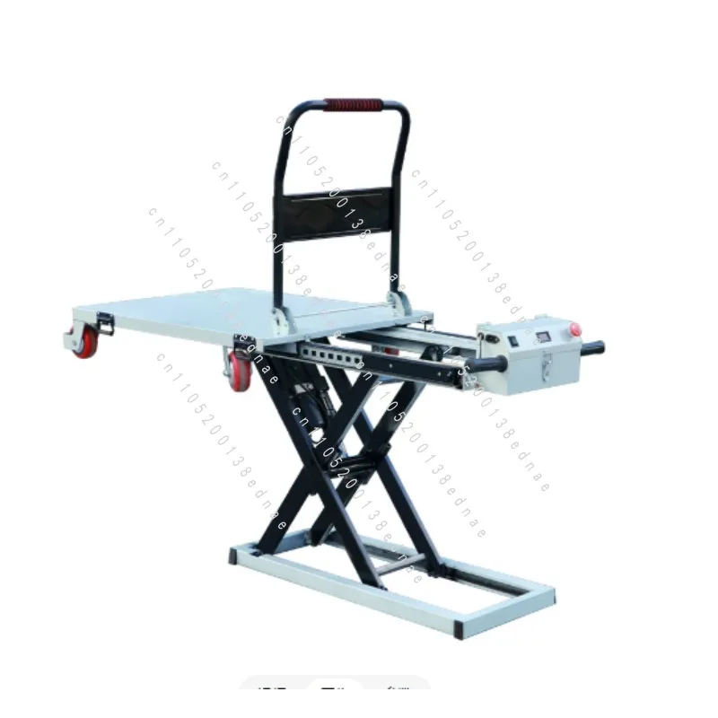 Trolley Electric Hydraulic Lifting Portable Truck Handling Scissor Fork Mobile Flat Truck