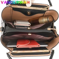 Soft Leather Luxury Handbags Women Bags Designer 3 Layers Shoulder Crossbody Sac Ladies Large Capacity Shopping Messenger Tote - Image 6