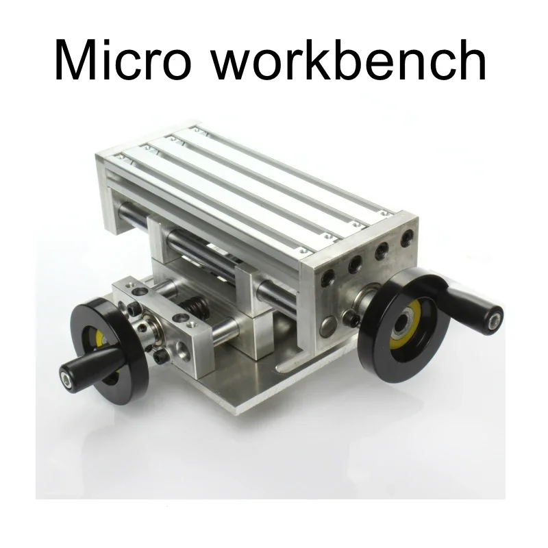 Mini multi-function workbench Bench drill Milling machine Cross sliding table Dovetail carriage Micro vise