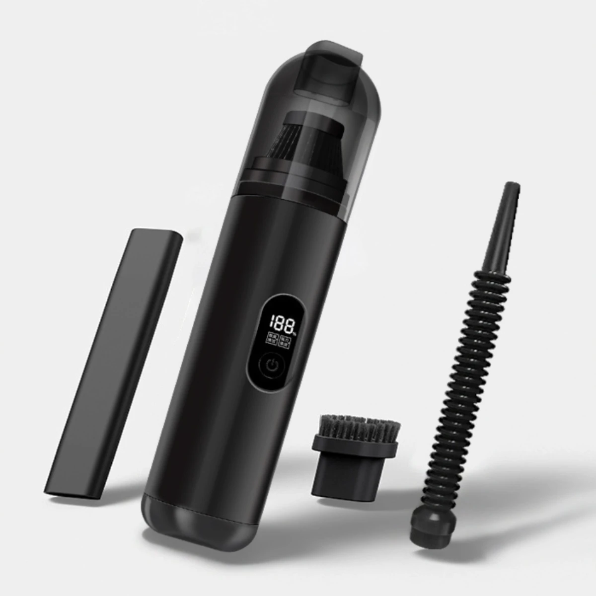 Мощный беспроводной автомобильный пылесос - портативный ручной автоматический пылесос с сильным всасыванием для шерсти домашних животных, пыли, мусора, компактный R