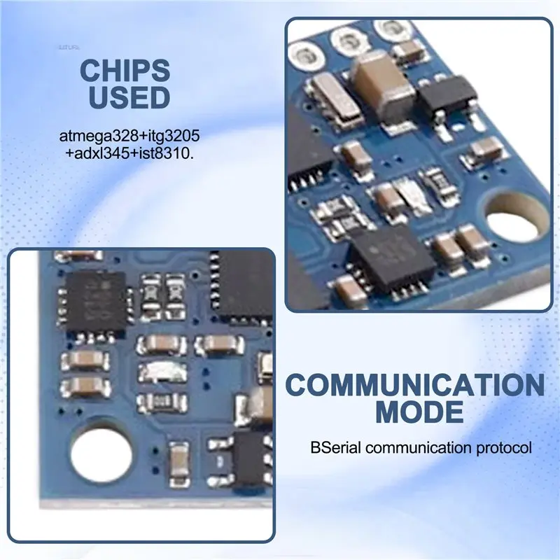 【RECOMENDAR】GY-951 AHRS 9DOF Nine-Axis Inertial Navigation Module ITG3205 ADXL345 IST8310 For Drones, Robotics, Stabilization Co