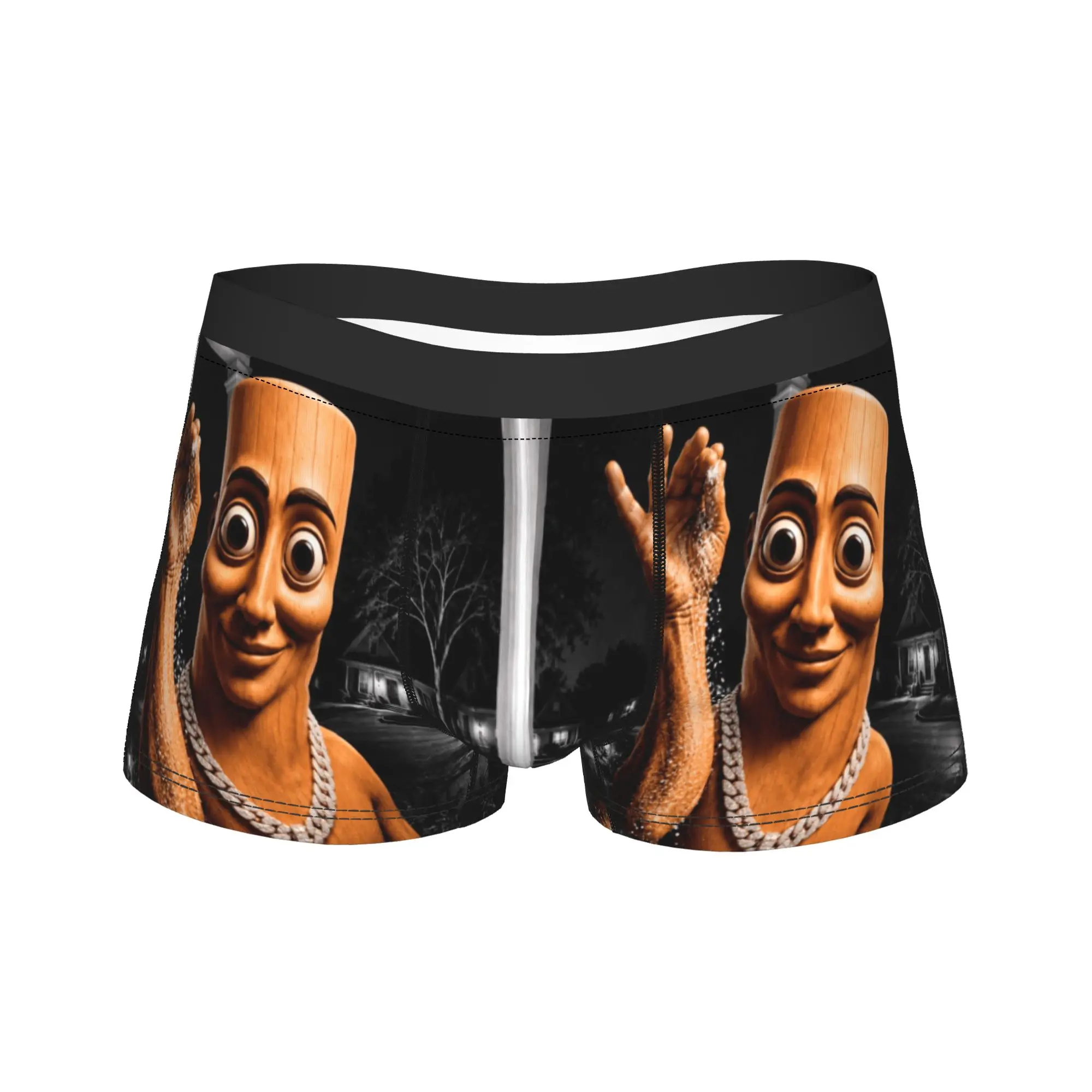 There is Motion at Your Front Tung Tung Sahur Money Viral Performance Shorts Briefs Underwear Quality Men's Elastic Boxershorts