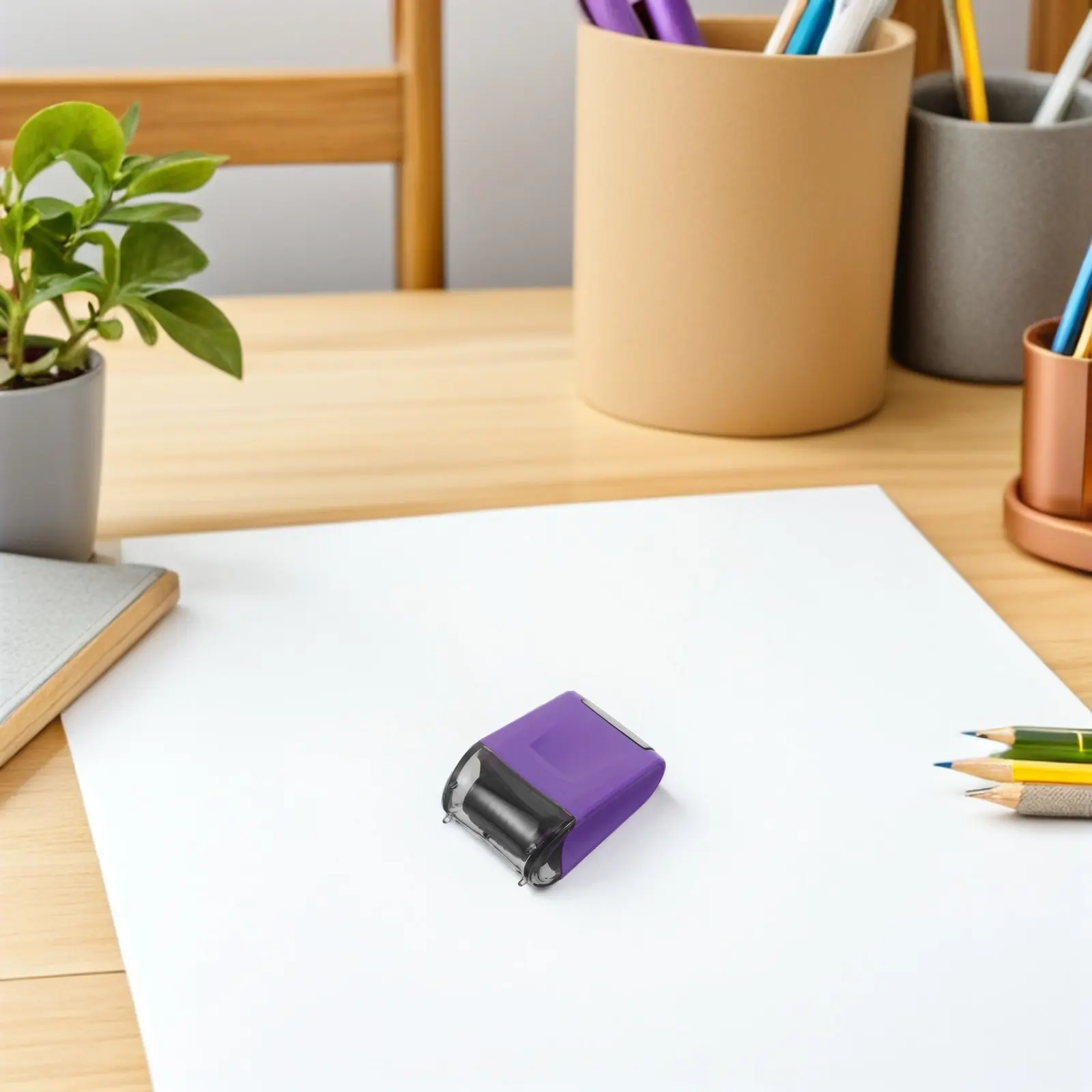 Music Staff 5 Line Teacher Stamp Self Inking Roller for Music Writing Classroom Supplies 5-Line Roller Stamp