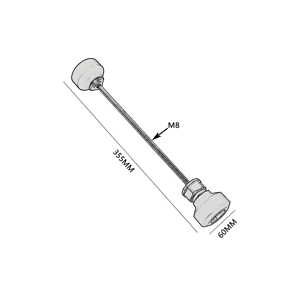 For front fork of motorcycle rear axle, fall protection accessories, adapted KTM DUKE 690 690R 08-18, 690SM 07-09, 690SMCR 12-18