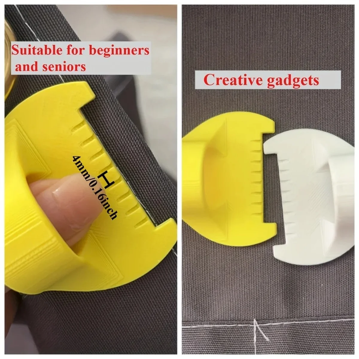 DIY-Nähanleitung-Vorlagen-Set für gleichmäßige Stiche – Präzisions-Nähwerkzeug mit 3 mm Abstand für Stoffstickerei und Lederhandwerk