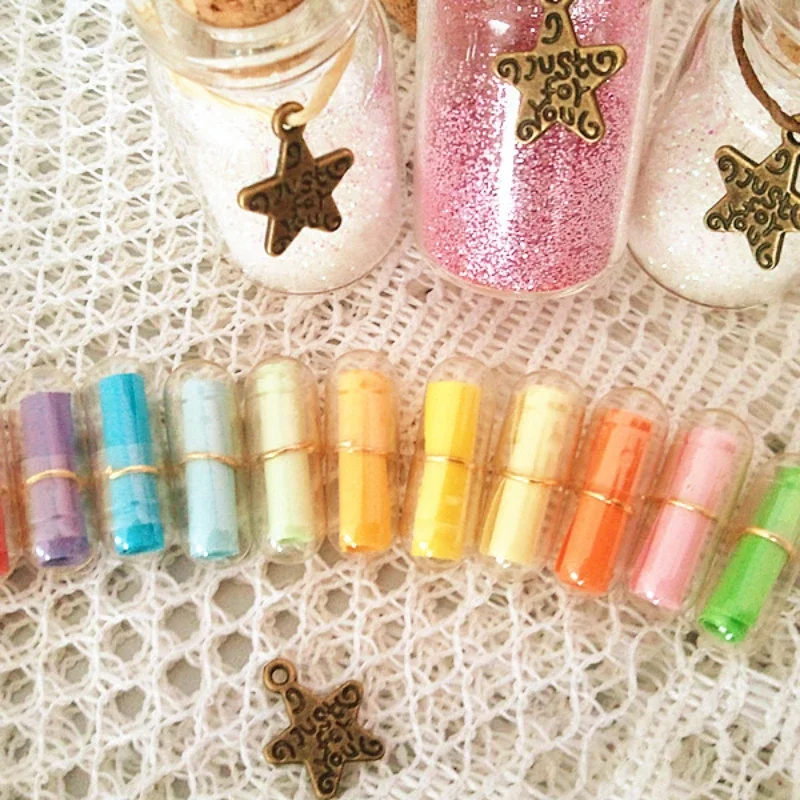 رسالة حب إبداعية زجاجة انحراف ، رسالة صغيرة ، تصنعها بنفسك ، هدية عيد ميلاد ، عيد الحب ، زوجين ، من من من من من من من من الخارج