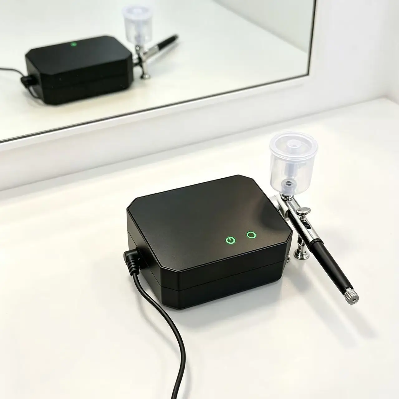 mini desktop air pump nail art spray painting spray paint pen model coloring repair process