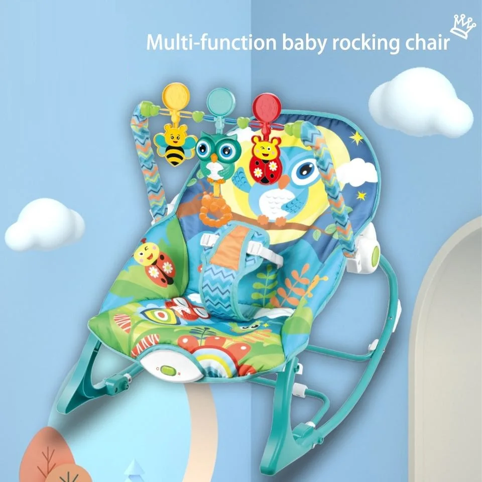 KSF Cheap Price Baby Musical Rocking Chair Infant To Toddler Rocker Baby Toy Bouncer Kids Swing Chairs Girls Children Toys