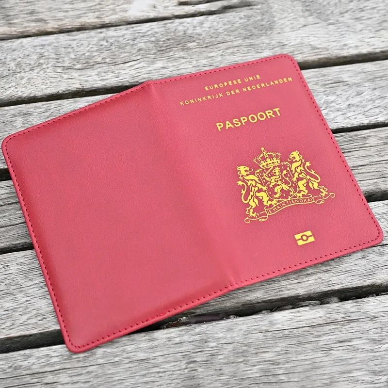 Capa para passaporte nederland, essencial para viagem, capa para passaporte holandês para documentos, passaporte nederlanden paspoorthoesj