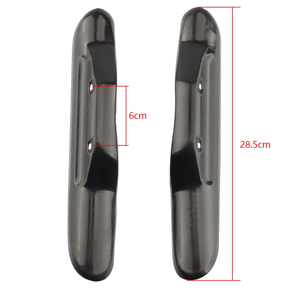 1 Pair Black Motorcycle Fork Guard Protector Impact Resistant Front Shock Absorbing Cover Repair Kit for 110cc-160cc Pit Dirt Bi
