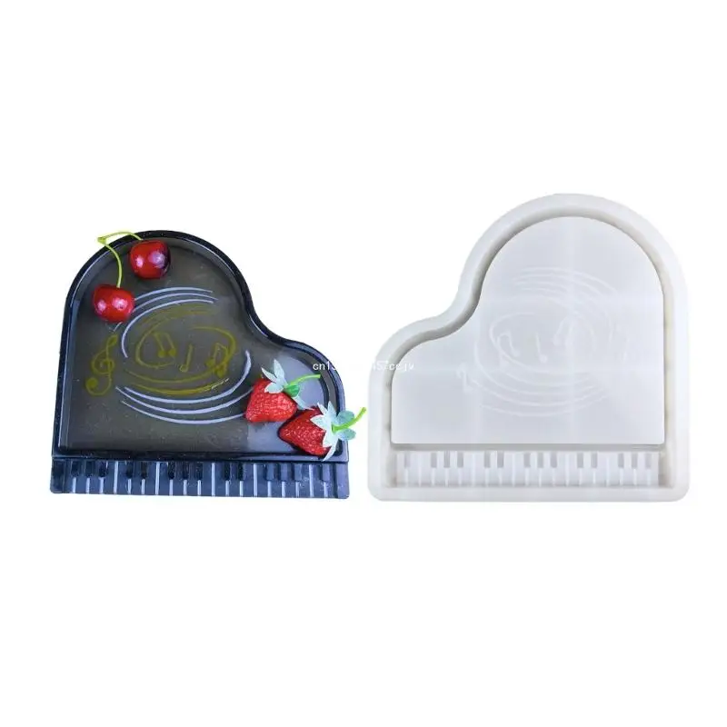 

Flexible Silicone Resin Mold for Dish Epoxy Piano Shaped Tray Making Mould Creative Storage Plate Accessory Mould Dropship