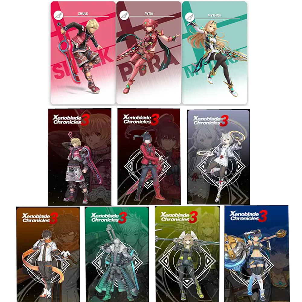 new Xenoblade3 noah and mio card Xenoblade Chronicles 3 card shulk Monardo nfc card for NS switch