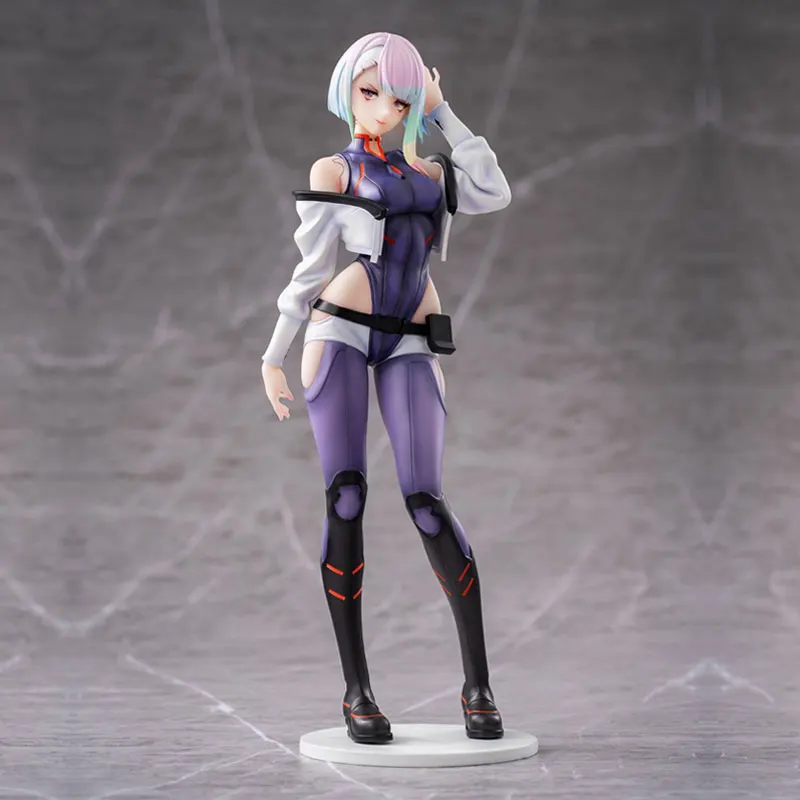 متوفر في المخزون الأصلي Animester Cyberpuk: Edgerunners Lucy 1/7 أنيمي نموذج لجسم جمع اللعب الهدايا