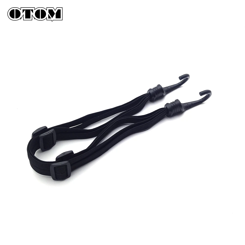 OTOM 2023 Helmet Luggage Fixing Strap High-Strength Rubber String Hooks Elastic Rope Motorcycle Universal Off-road Pit Dirt Bike