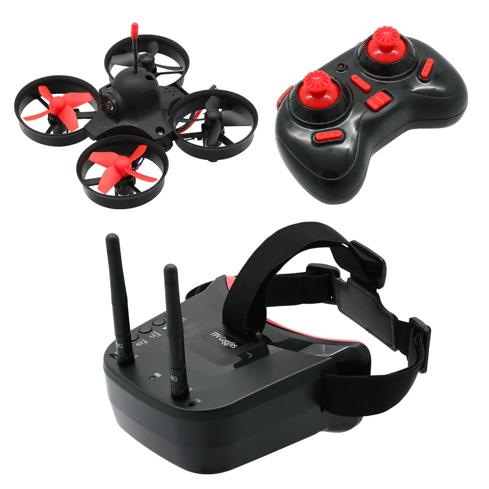 Eachine VR009 Micro RTF Racing Quadcopter FPV Drone Remote Controller LS-VR009 5.8G S2 800TVL 40CH Camera Goggles VR Headset