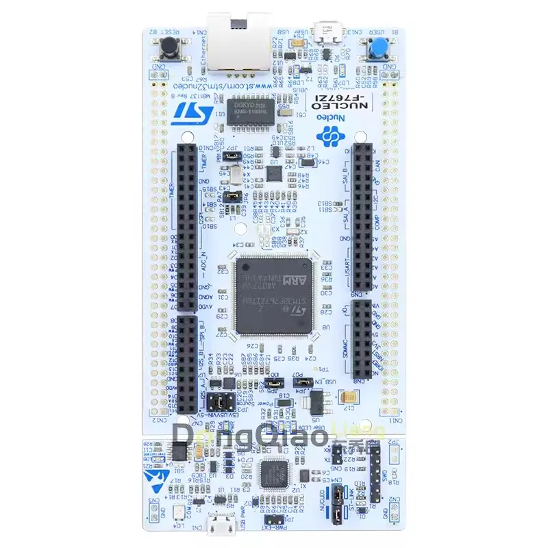 The original NUCLEO-F767ZI uses the STM32F767ZIT6 microcontroller STM32 Nucleo-144 development board