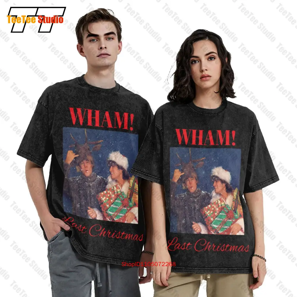 Last Christmas Wham Softstyle Vintage Oversized T-Shirt ZP8Z