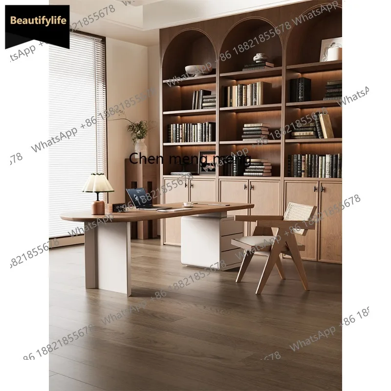 

A139 Medieval style solid wood boss table, large class desk, high-end desk, computer consultation table