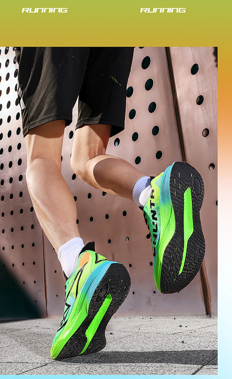Marathon-Laufschuhe für Herren, Carbon-Platte, Spezial-Sportschuhe, atmungsaktiv, leicht, bequeme Damen-Sneaker für sportliche Freizeitaktivitäten. – Detail 30