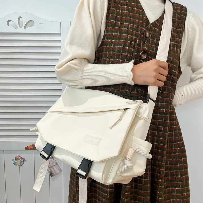 

Женская сумка на одно плечо из ткани Оксфорд, водонепроницаемая сумка на молнии для обеда, дорожная сумка для хранения багажа