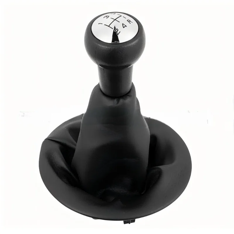 One-Piece 5 Speed Gear Shift Knob with Dust Boot Compatible with Peugeot Partner & Citroën Berlingo III (Manual Transmis