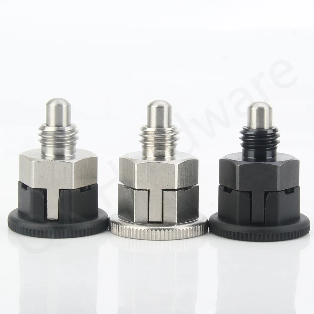 

QX213 Nickel-Plating Lcating Pin Carbon Steel Steel Non-lock/Self-locking Mini Index Plunger With Black Treatment