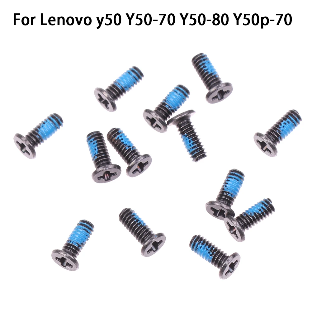 

13PCS/Set New Laptop Accessories Screws For Y50 Y50-70 Y50-80 Y50p-70 Bottom Case Base Cover Lower Case