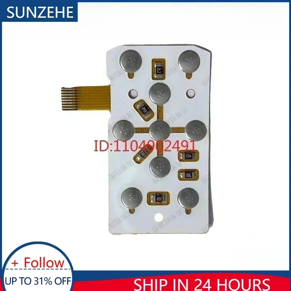 New Keypad Function After Wiring Shell Plate Operation Control Key Board Button Flex for Nikon Coolpix S2500 S2550 Camera Part
