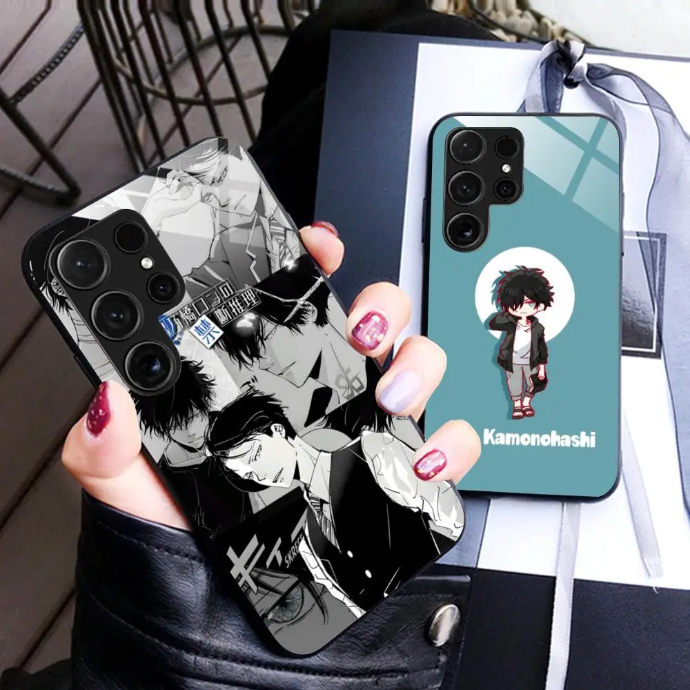 Anime Kamonohashi Ron Phone Case for Samsung Galaxy S26 S25 S24 S23 S22 S21 S20 Note20 Plus FE Ultra Glass Colorful Cover Luxury