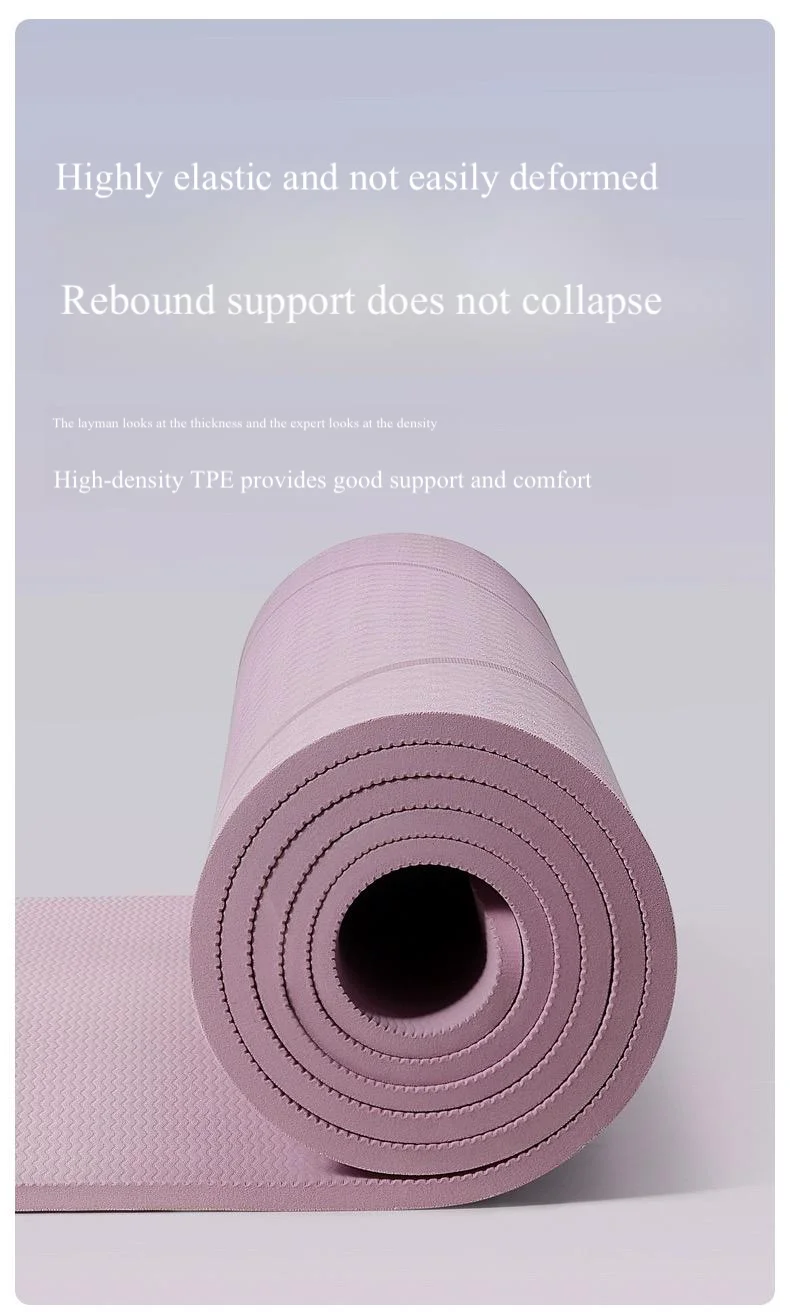 Estera de yoga y estera de ejercicio para uso doméstico, mujeres: específico, absorbente de golpes, silenciosa, nuevo modelo 2025, antideslizante profesional